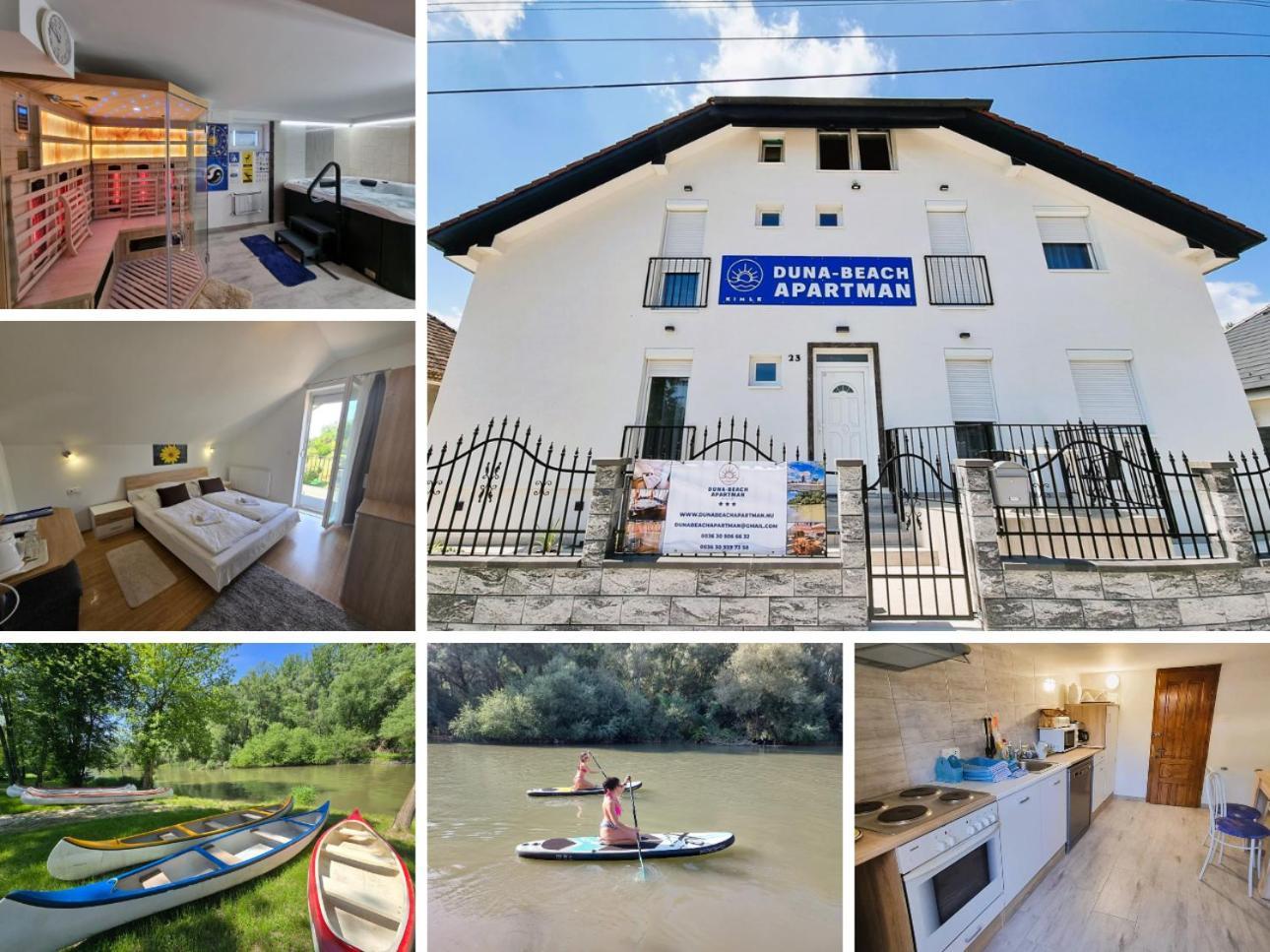Duna-Beach Apartman Kimle Zewnętrze zdjęcie